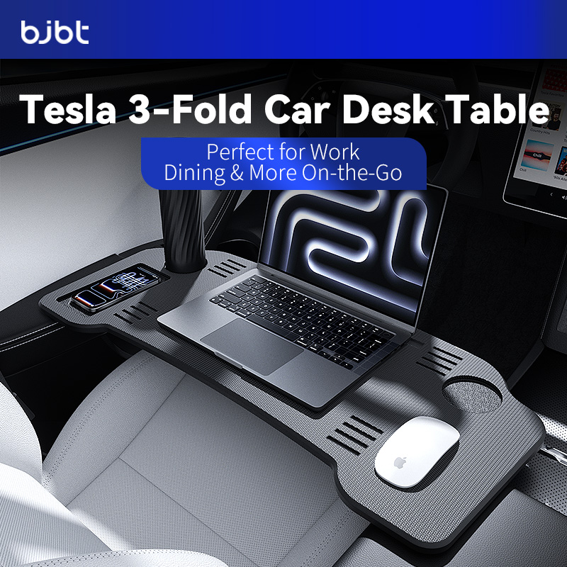 Cubicle Shelf Organizer - BJBT Foldable Car Laptop Desk Upgraded