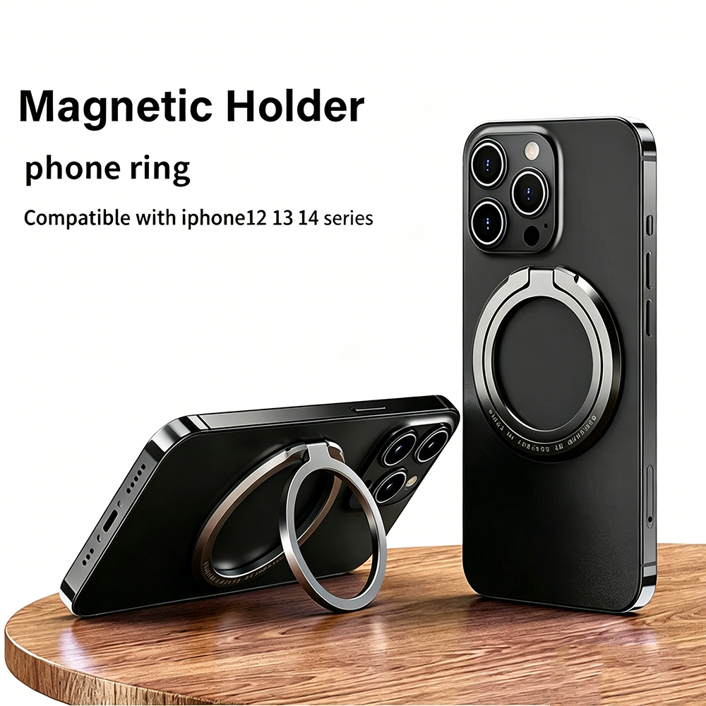 Mobile Pedestal Cabinet - Magnetic Ring IPhone Holder For MagSafe