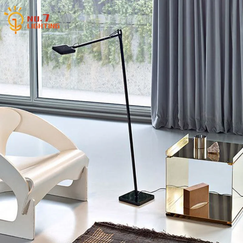 Designer Industrial Swing Arm  - Floor Lamp Arched บทวิจารณ์และราคา