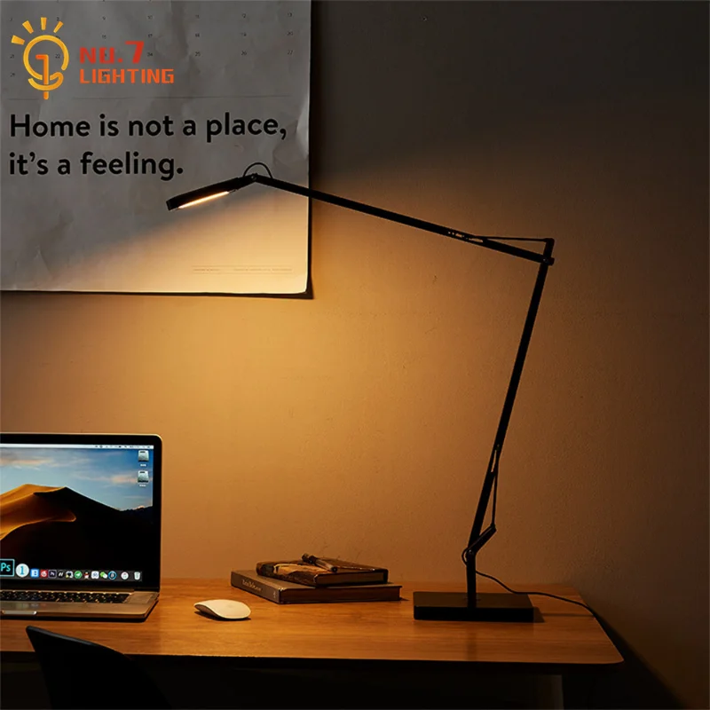 Designer Industrial Swing Arm  - Floor Lamp Arched บทวิจารณ์และราคา