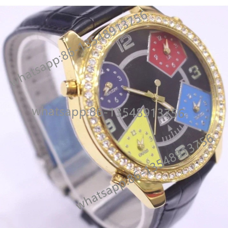 Five Time Zone Men's Watch Qua - Office Furniture Zone บทวิจารณ์และราคา