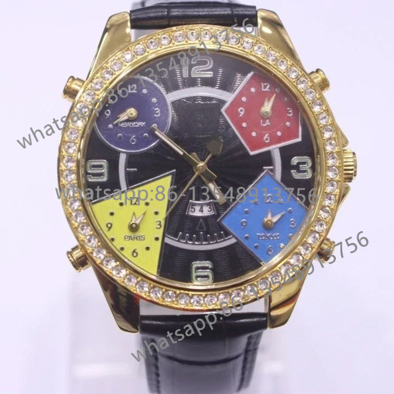 Five Time Zone Men's Watch Qua - Office Furniture Zone บทวิจารณ์และราคา