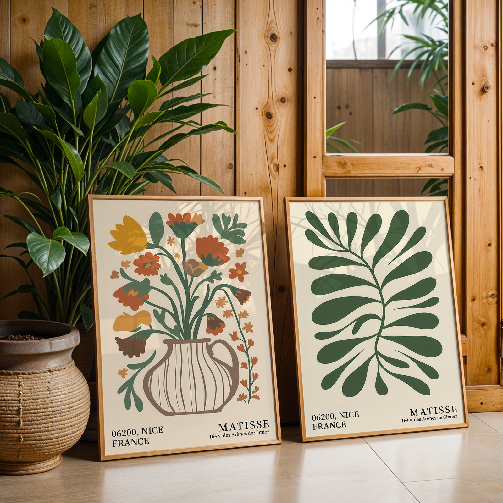 2pcs Green Bohemian Floral Can - Office Furniture Design บทวิจารณ์และราคา