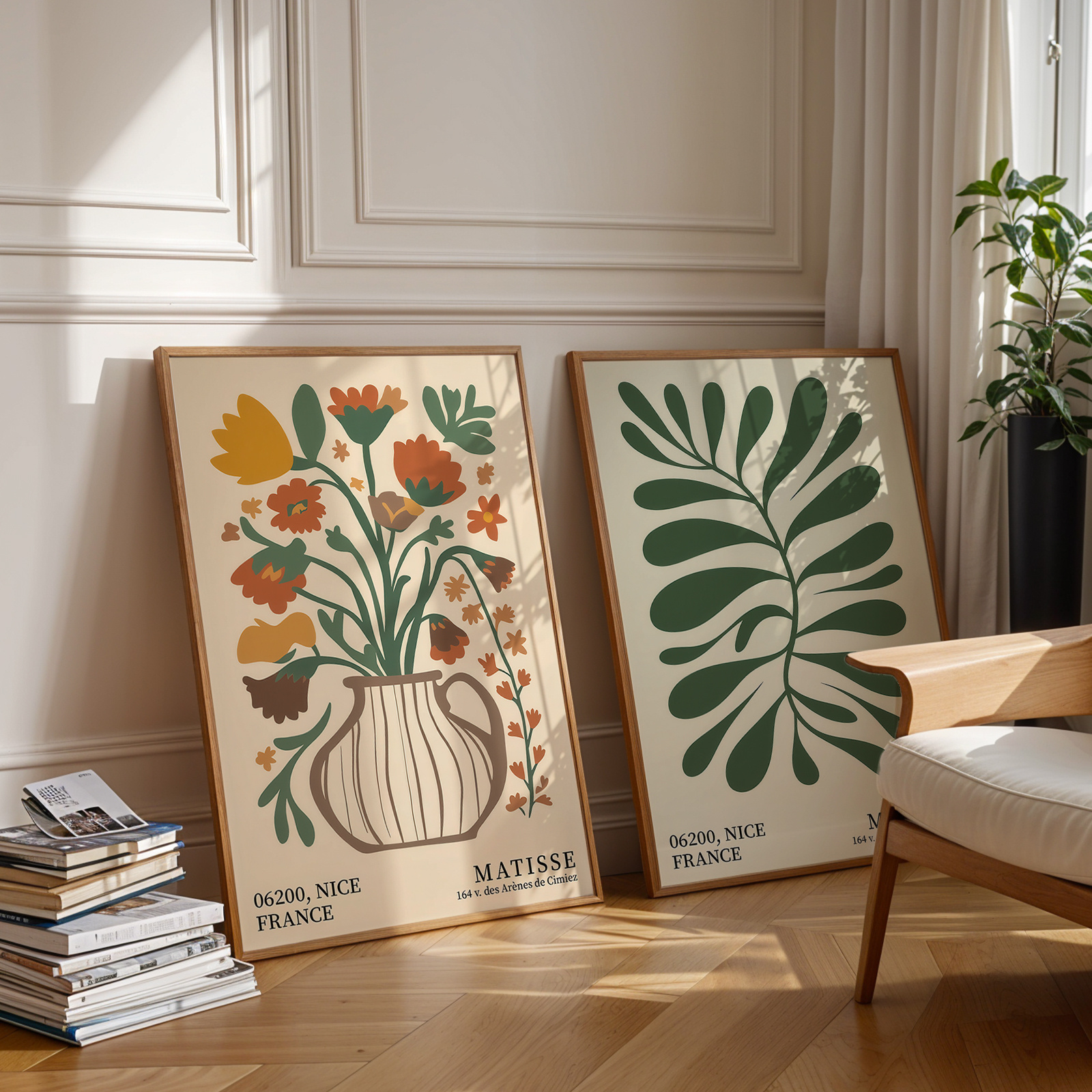 2pcs Green Bohemian Floral Can - Office Furniture Design บทวิจารณ์และราคา