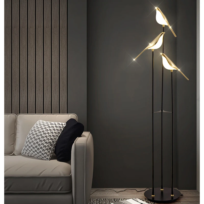Magpie Bird Table Light Standi - Floor Lamp Arched บทวิจารณ์และราคา