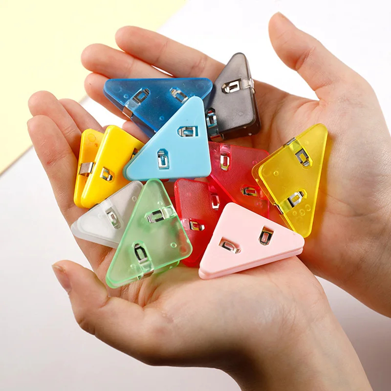 10Pcs Colorful Transparent Tri - Cubicle Shelf Organizer บทวิจารณ์และราคา