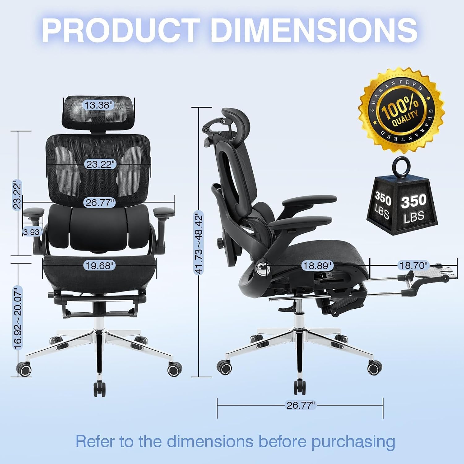 Ergonomic Mesh Office Chair wi - Office Furniture Zone บทวิจารณ์และราคา