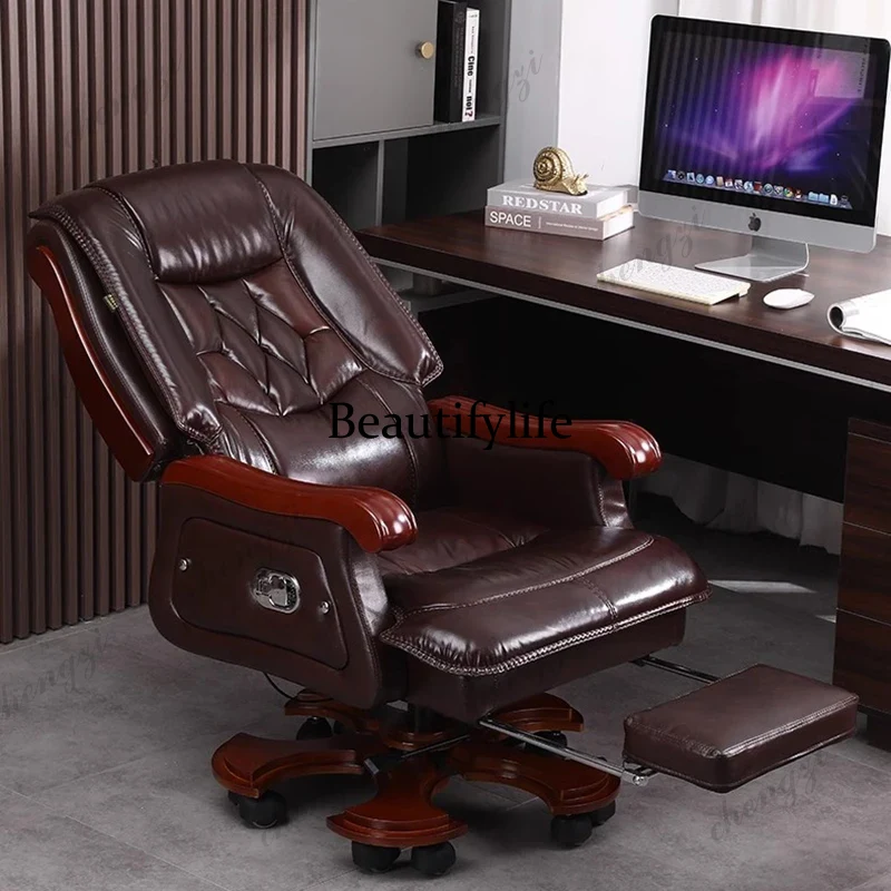 Leather Chair First Layer Cowh - Office Furniture First บทวิจารณ์และราคา