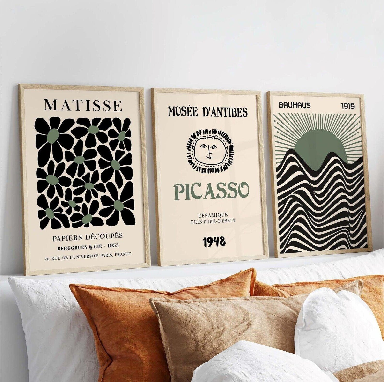 3pcs/set Retro Matisse Canvas  - Office Furniture Design บทวิจารณ์และราคา