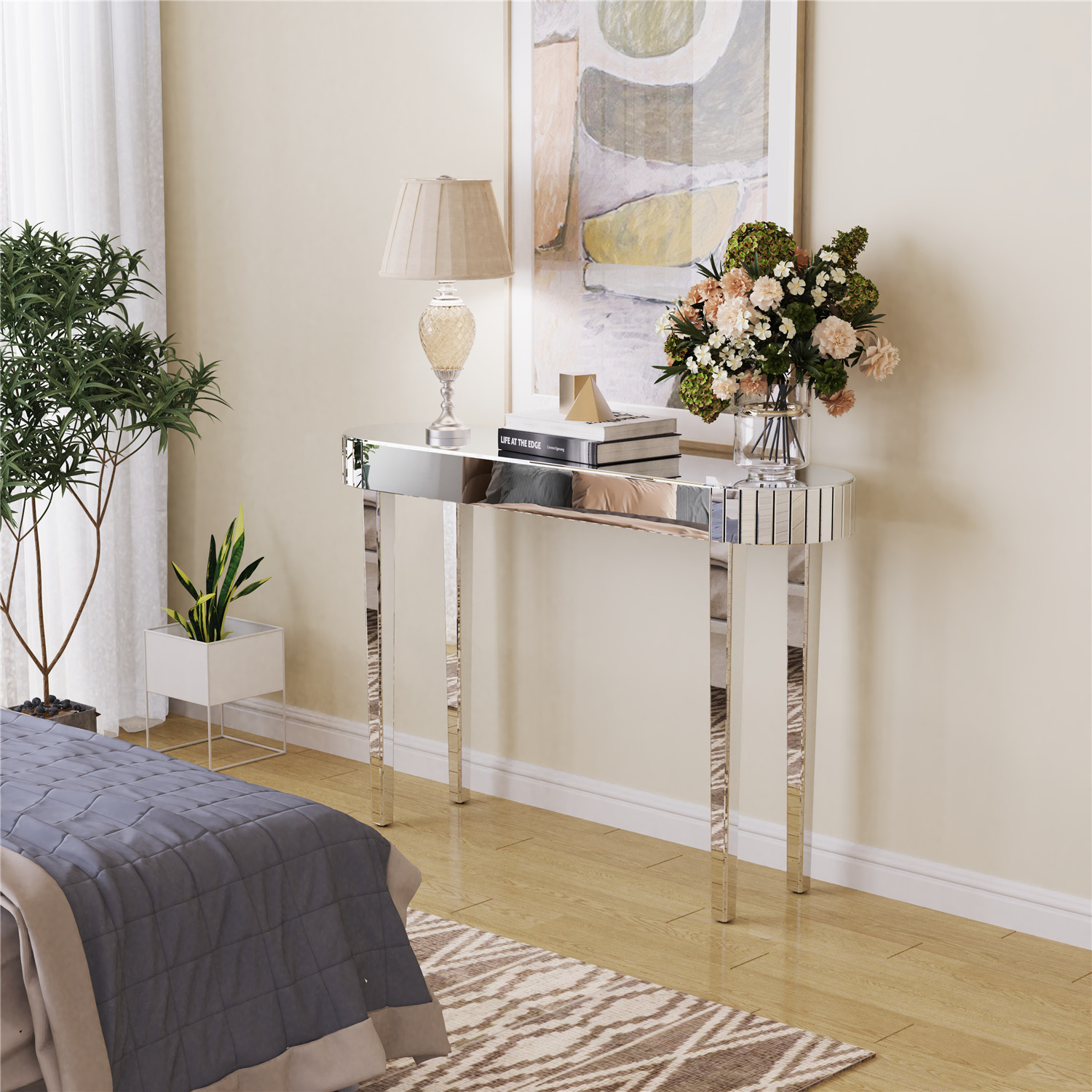 Mirrored Console Table,Mirrore - Office Furniture Suppliers บทวิจารณ์และราคา