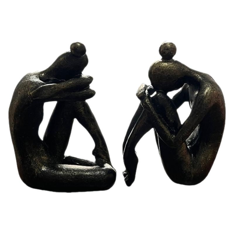 Thinking Statue Bookend Resin  - Cubicle Shelf Organizer บทวิจารณ์และราคา