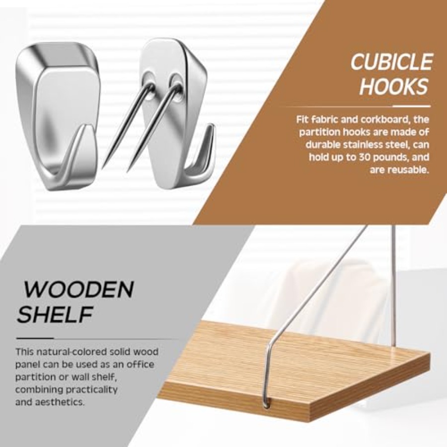 Pack Fabric Wall Cubicle Shelf - Cubicle Shelf Organizer บทวิจารณ์และราคา