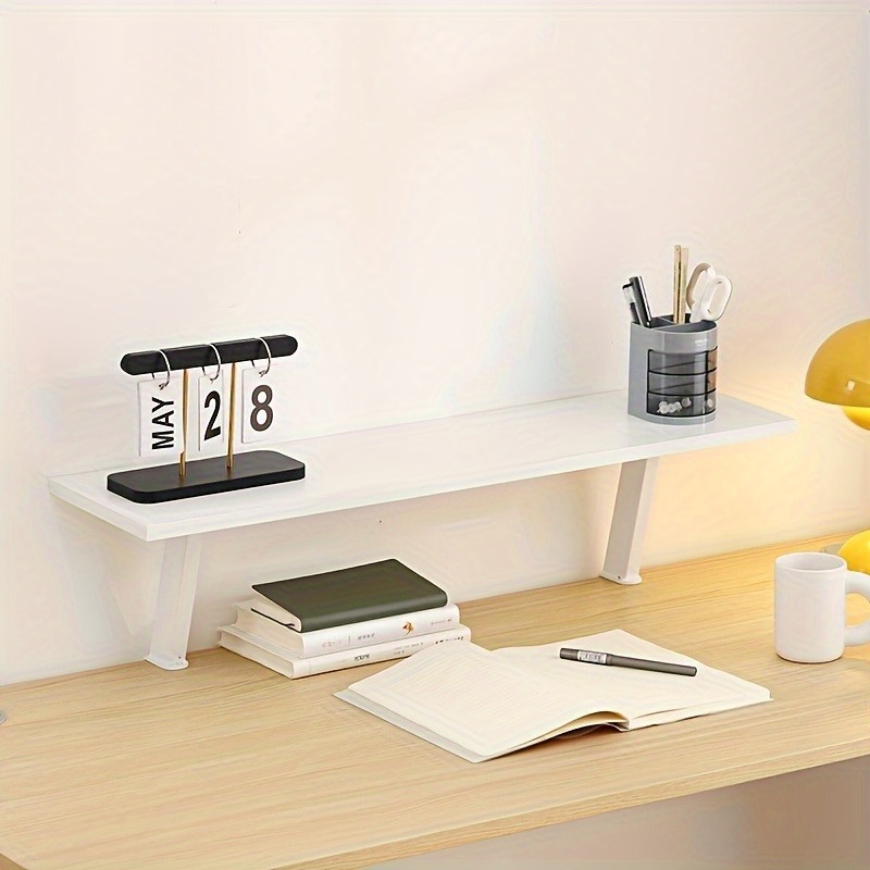 1 White Wooden Floating Deskto - Cubicle Shelf Organizer บทวิจารณ์และราคา