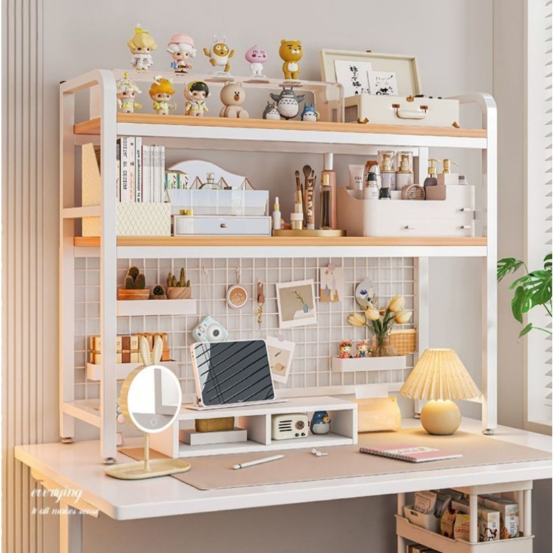 Grid Shelf Desktop Shelf Desk  - Cubicle Shelf Organizer บทวิจารณ์และราคา