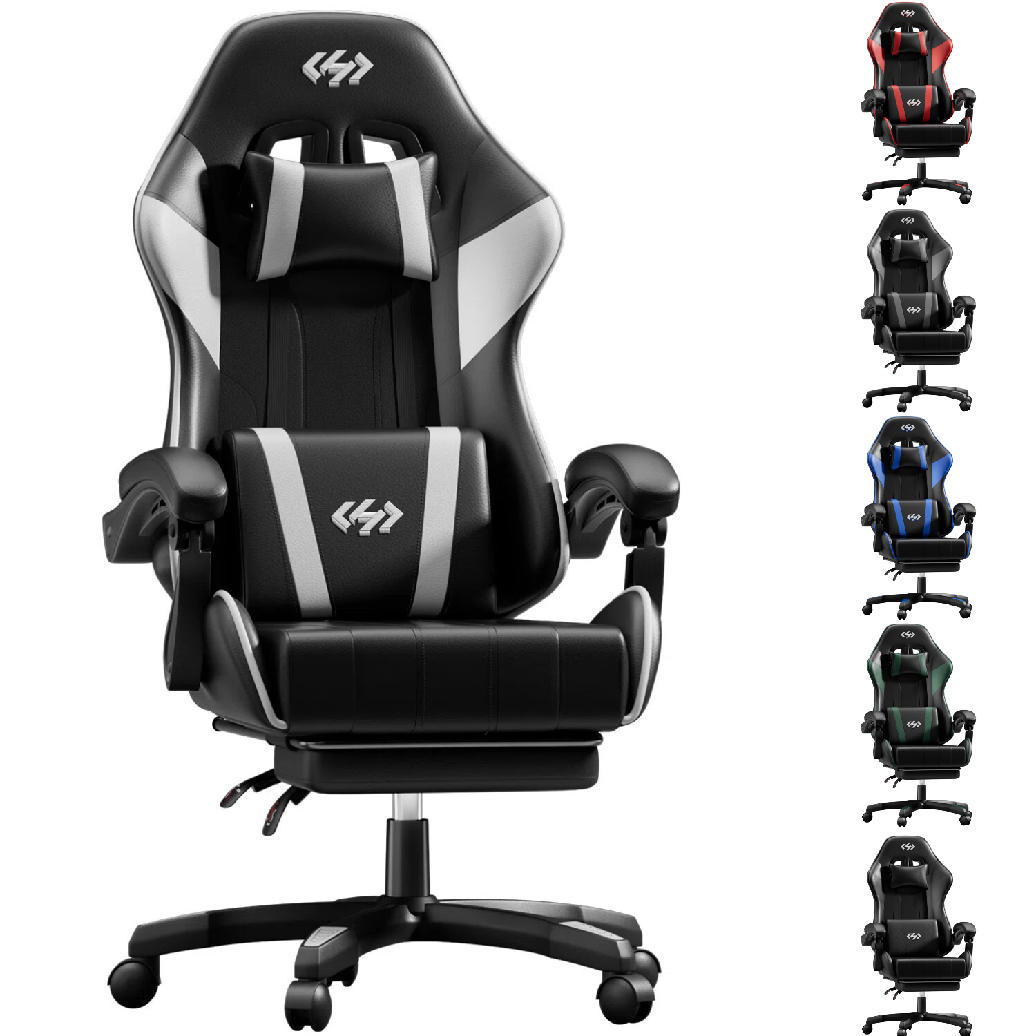 Ergonomic Gaming Chair, PU Lea - Office Furniture Suppliers บทวิจารณ์และราคา