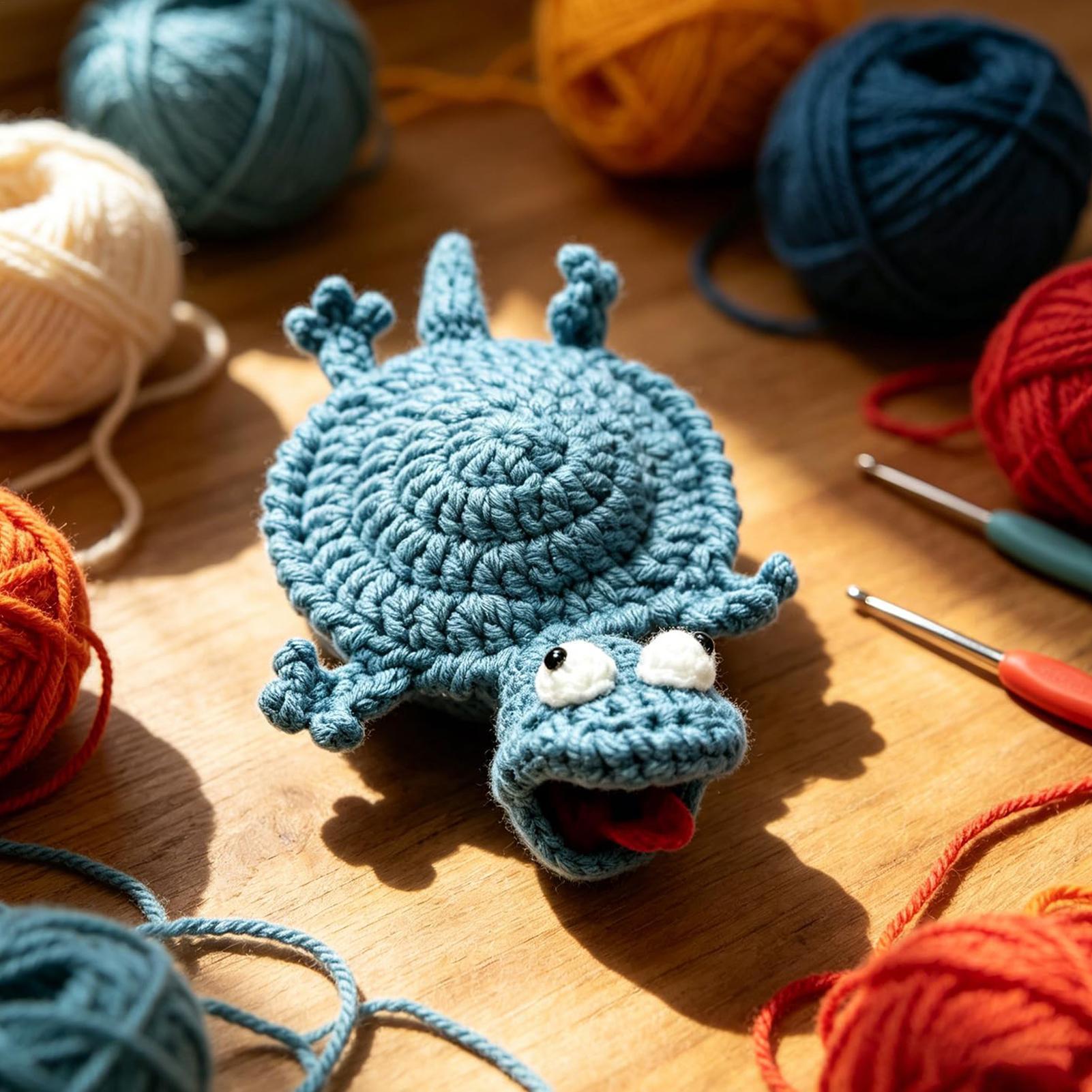 Fun Crochet Lizard Coaster Tab - Office Furniture Design บทวิจารณ์และราคา