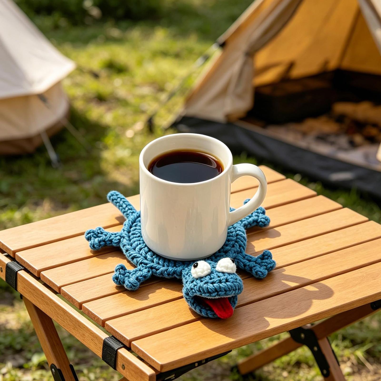 Fun Crochet Lizard Coaster Tab - Office Furniture Design บทวิจารณ์และราคา