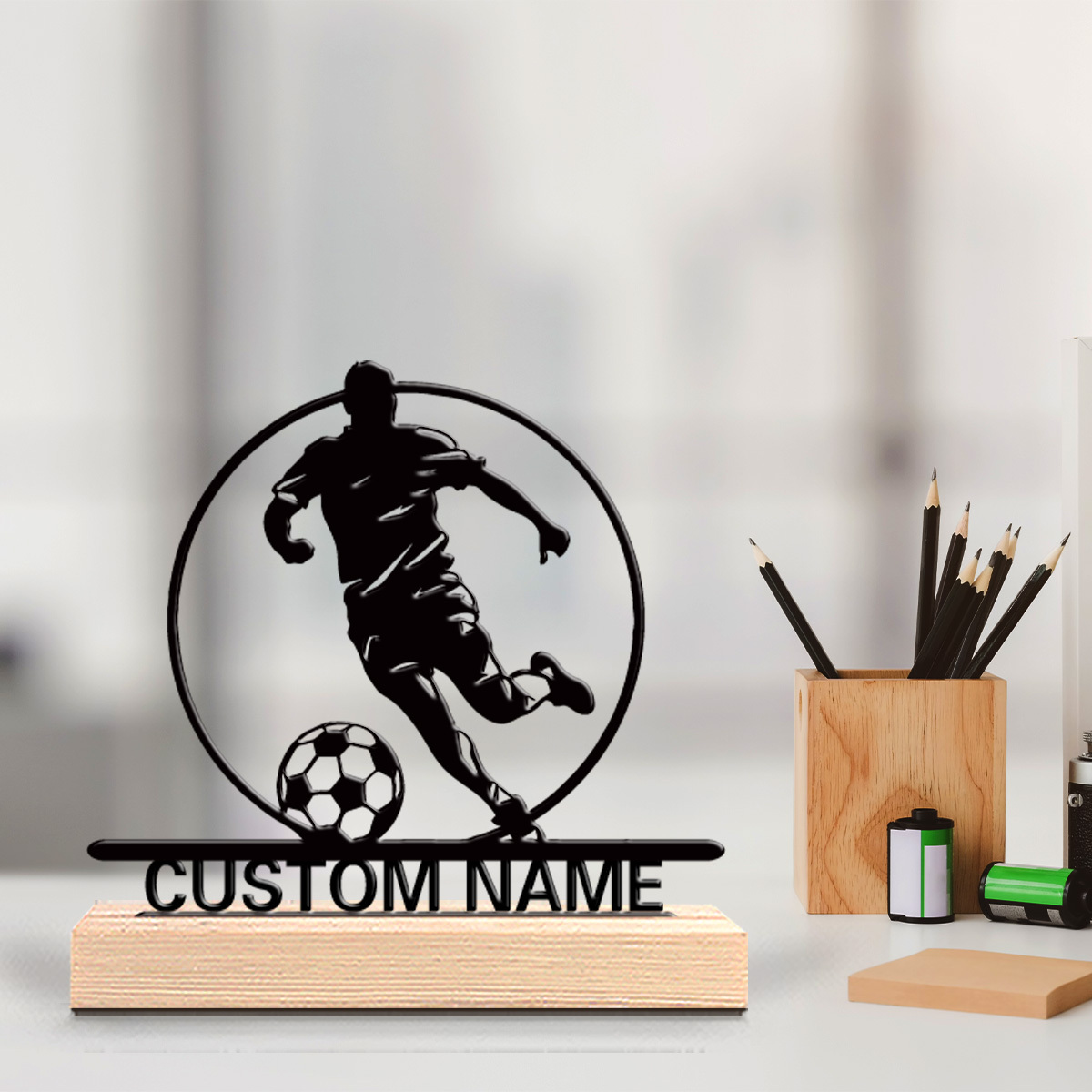 Custom Soccer Player Metal Sta - Office Furniture Design บทวิจารณ์และราคา