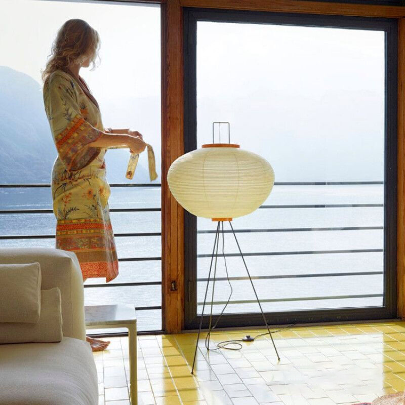 Japanese Noguchi Akari Rice Pa - Floor Lamp Arched บทวิจารณ์และราคา