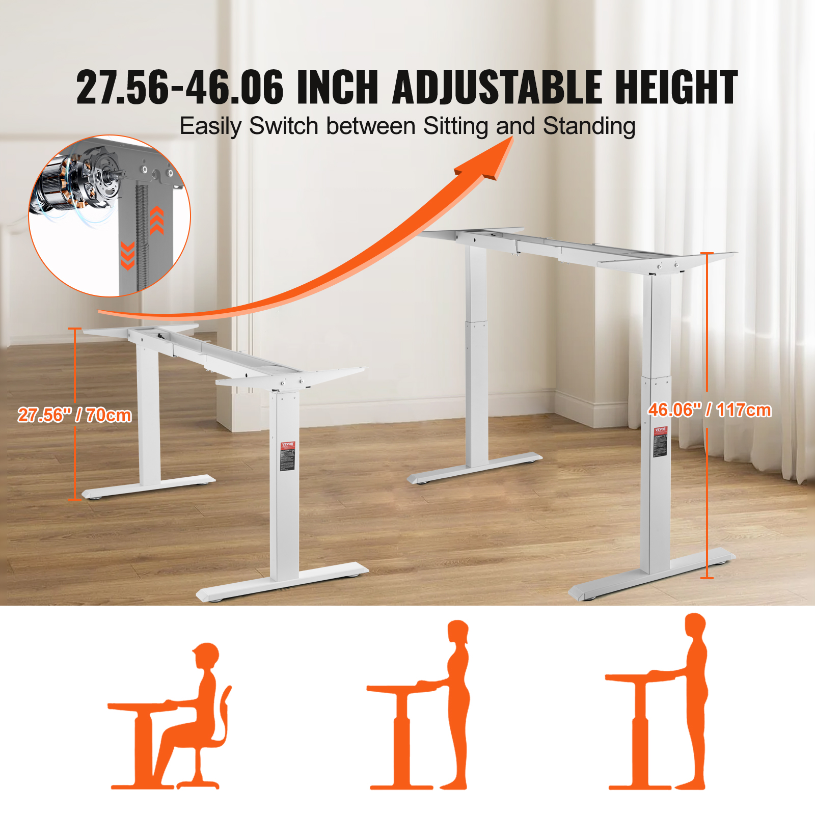 SucceBuy Standing Desk Frame   - Office Furniture Suppliers บทวิจารณ์และราคา