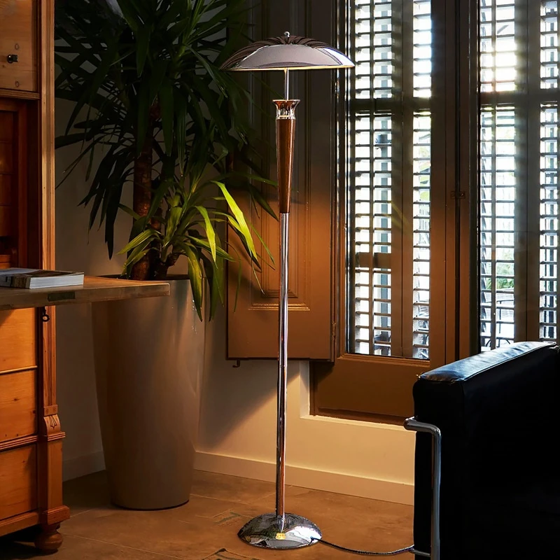 Solid Wood Antique Led Floor L - Floor Lamp Arched บทวิจารณ์และราคา
