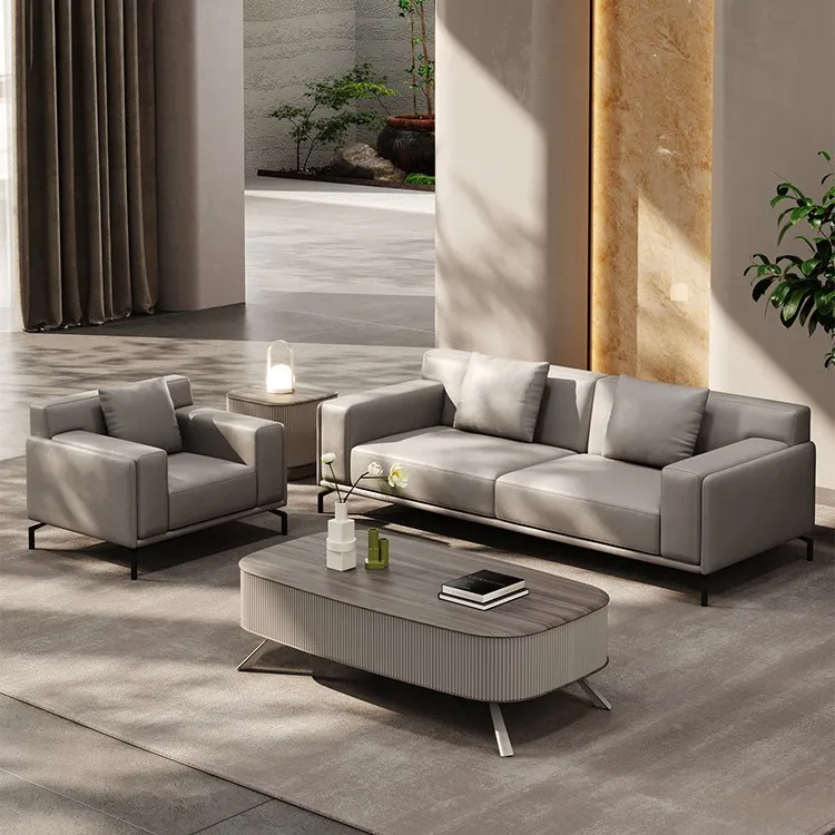 Leather office sofa combinatio - Office Furniture First บทวิจารณ์และราคา