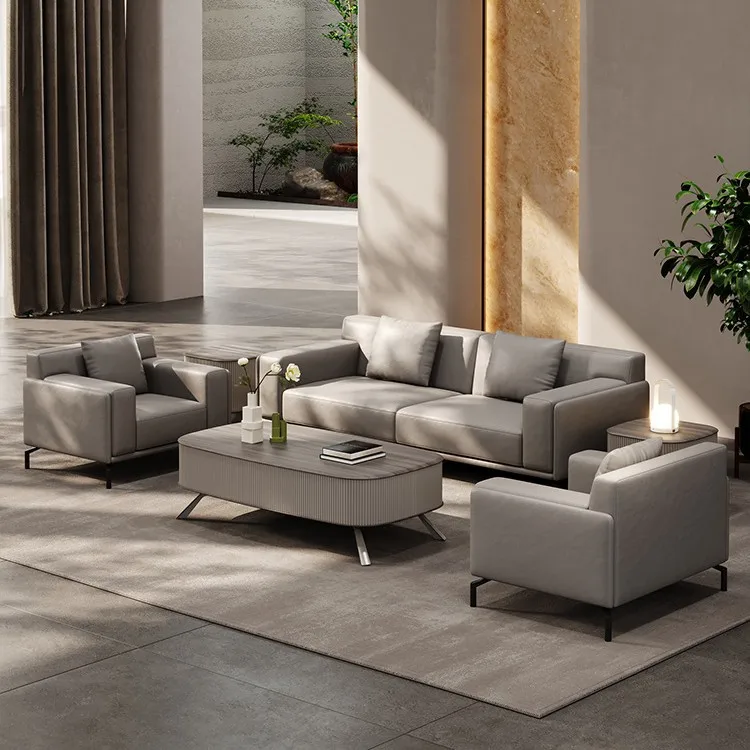 Leather office sofa combinatio - Office Furniture First บทวิจารณ์และราคา