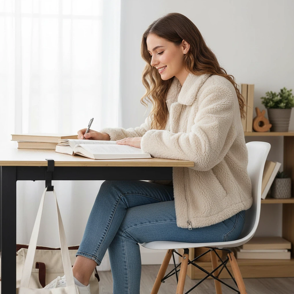 5-Shaped Portable Desk Hook |  - Office Furniture Design บทวิจารณ์และราคา