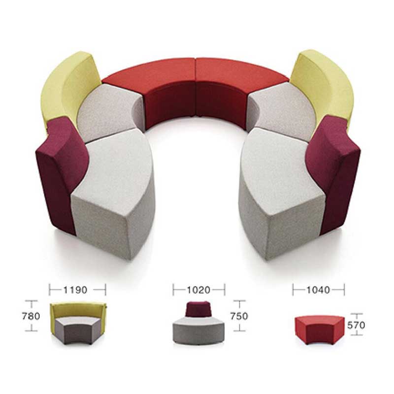 Minimalist Commercial Soft Fur - Office Furniture Zone บทวิจารณ์และราคา