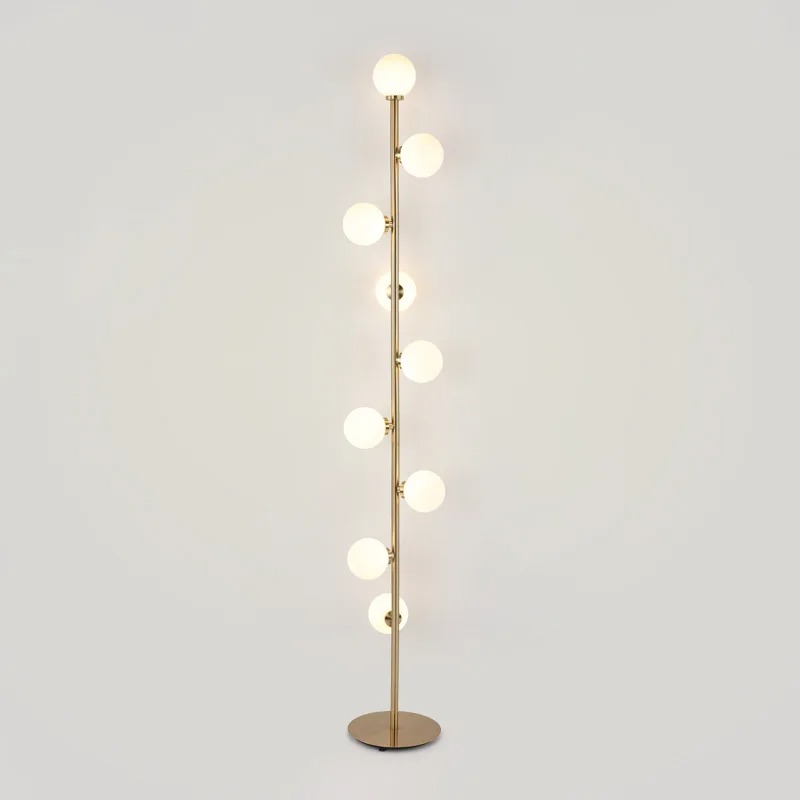 Modern Magic Beans Glass Ball  - Floor Lamp Arched บทวิจารณ์และราคา