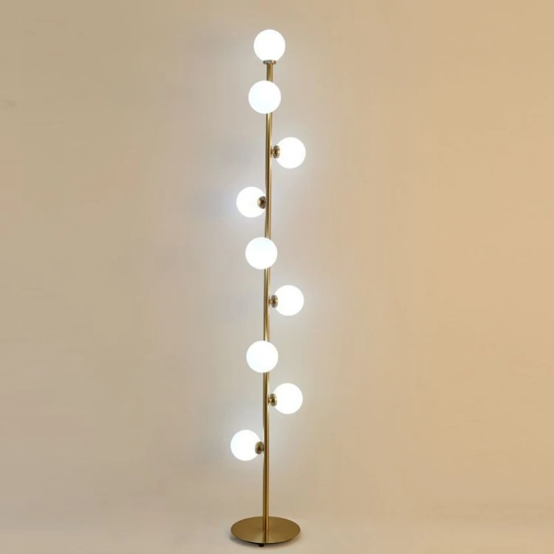 Modern Magic Beans Glass Ball  - Floor Lamp Arched บทวิจารณ์และราคา