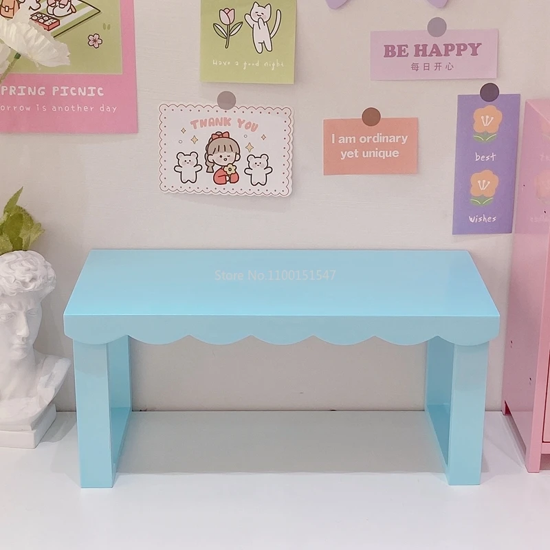 Ins Girl Heart Wooden Lace Rac - Cubicle Shelf Organizer บทวิจารณ์และราคา