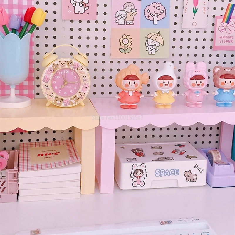Ins Girl Heart Wooden Lace Rac - Cubicle Shelf Organizer บทวิจารณ์และราคา