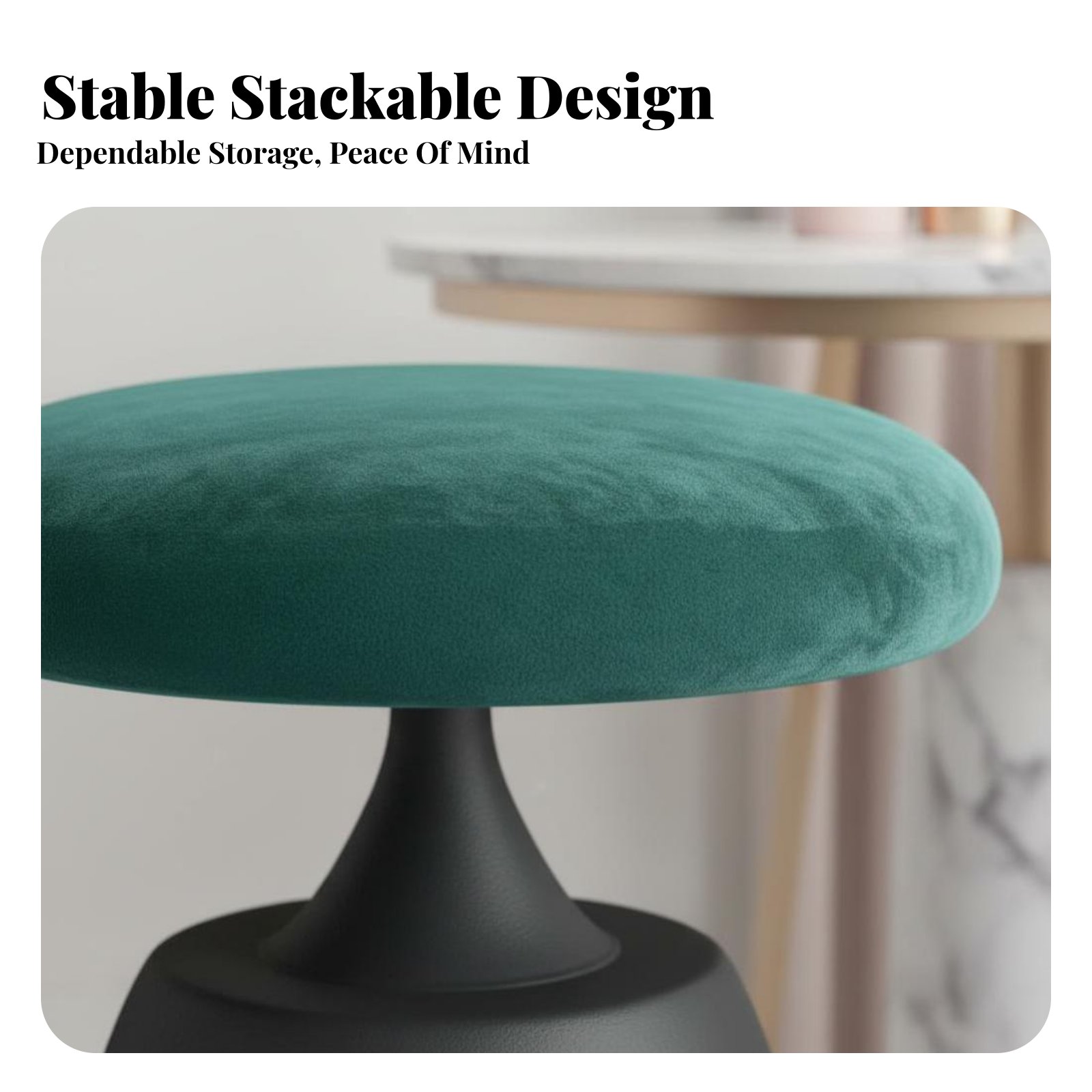 Round Upholstered Pouf Light L - Office Furniture Design บทวิจารณ์และราคา