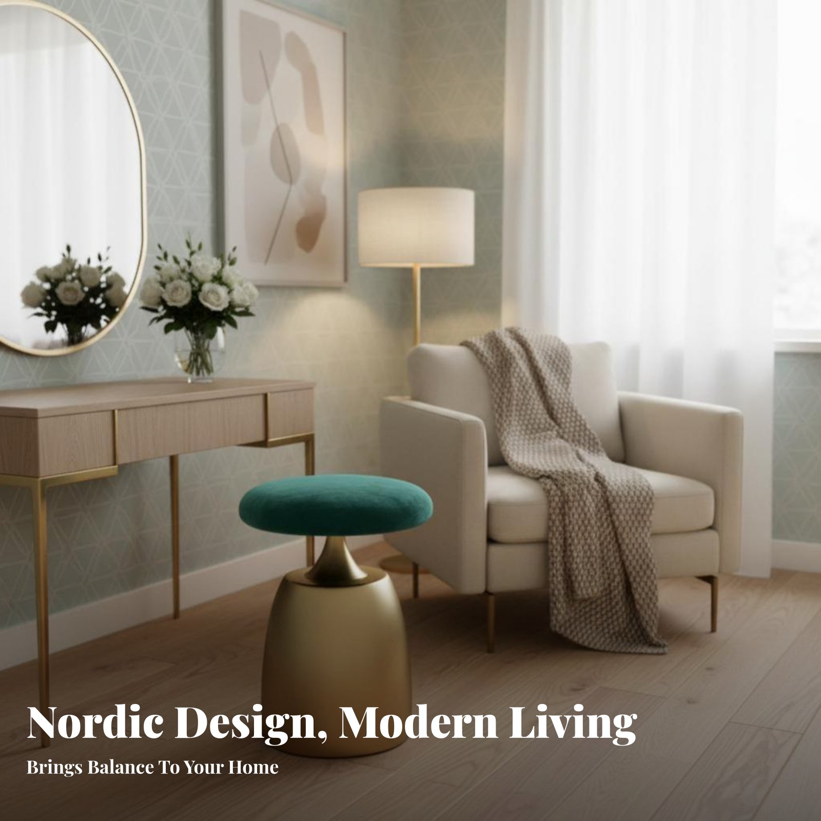 Round Upholstered Pouf Light L - Office Furniture Design บทวิจารณ์และราคา