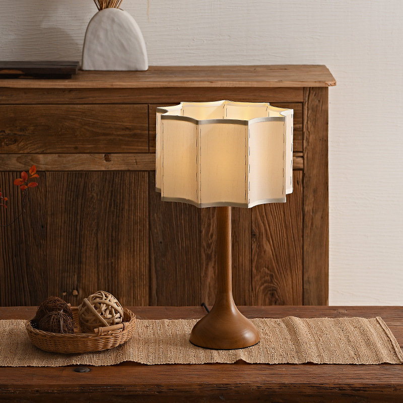 Wabi Sabi Style Wooden Standin - Floor Lamp Arched บทวิจารณ์และราคา