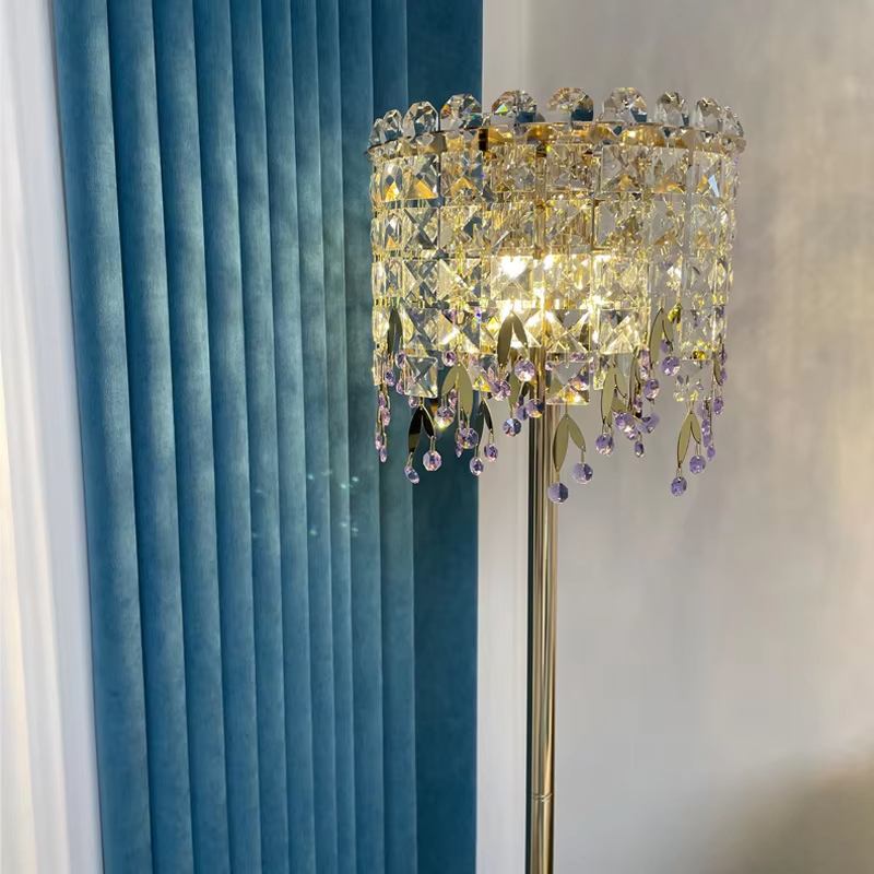 Luxury Crystal Desk Lamp Bedro - Floor Lamp Arched บทวิจารณ์และราคา