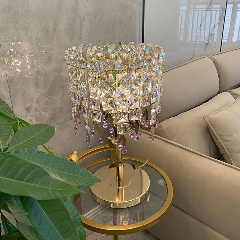 Luxury Crystal Desk Lamp Bedro - Floor Lamp Arched บทวิจารณ์และราคา