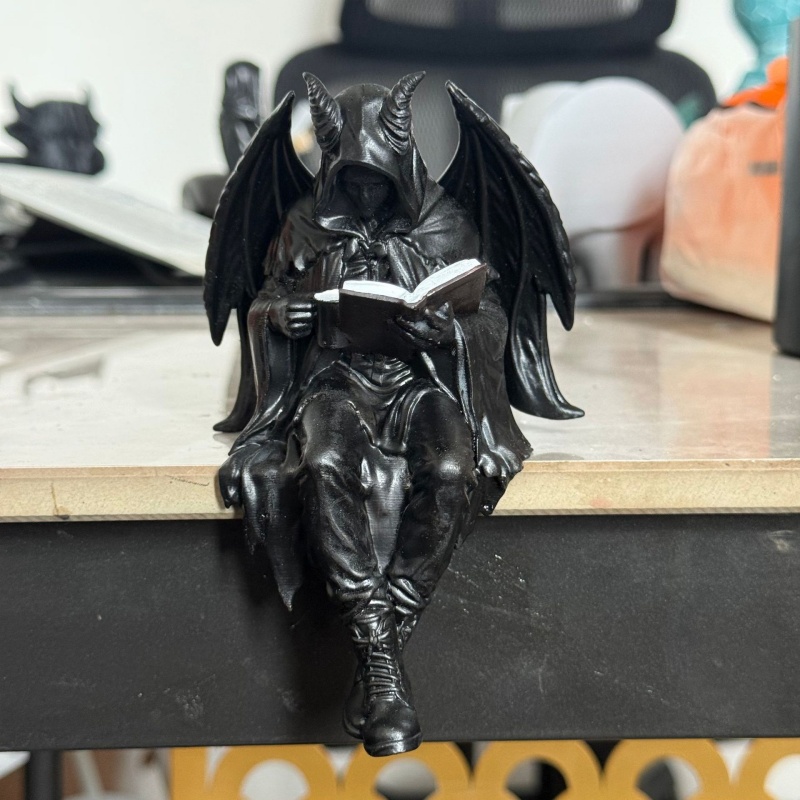 Gothic Demon Reading Book Shel - Cubicle Shelf Organizer บทวิจารณ์และราคา
