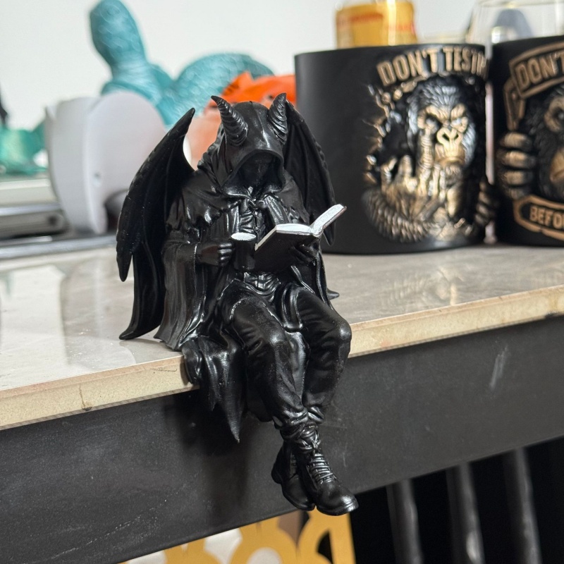 Gothic Demon Reading Book Shel - Cubicle Shelf Organizer บทวิจารณ์และราคา