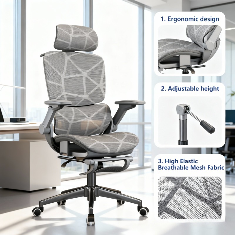 Air Titan Full Mesh Office Com - Office Furniture Zone บทวิจารณ์และราคา