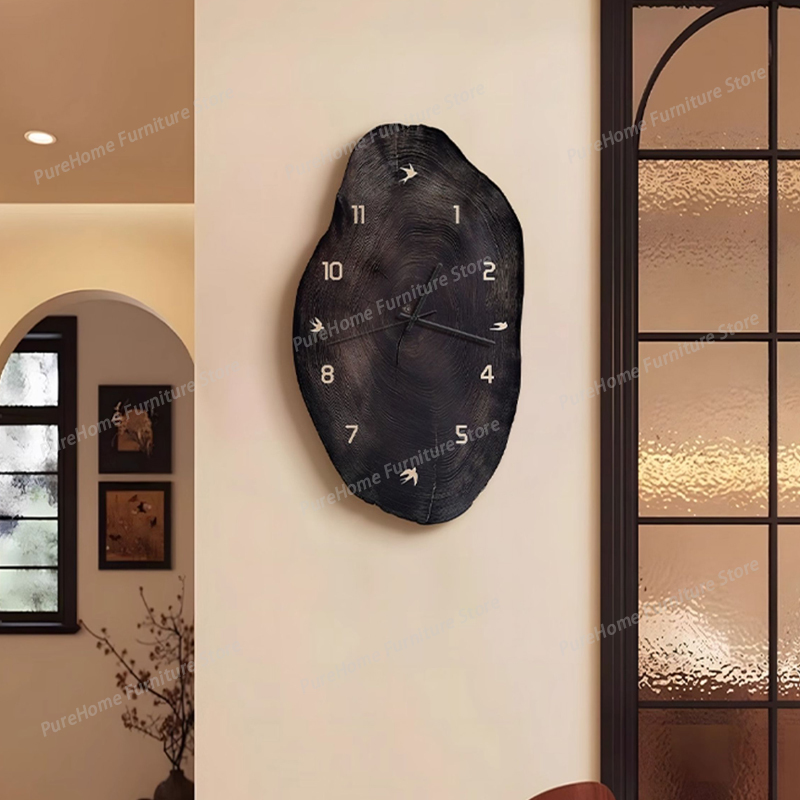 Nordic Art Wall Clock Cozy Cla - Office Furniture Zone บทวิจารณ์และราคา