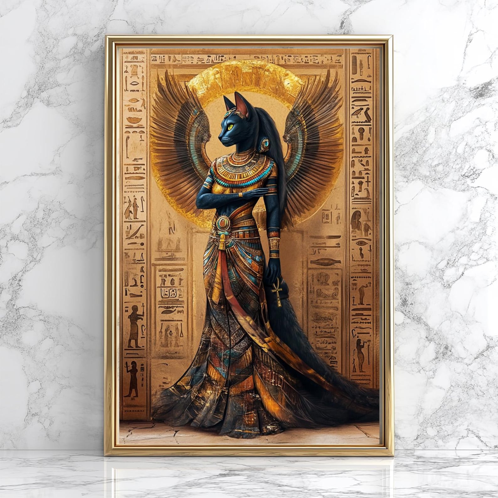 1pc Retro Abstract Goddess Bas - Office Furniture Design บทวิจารณ์และราคา