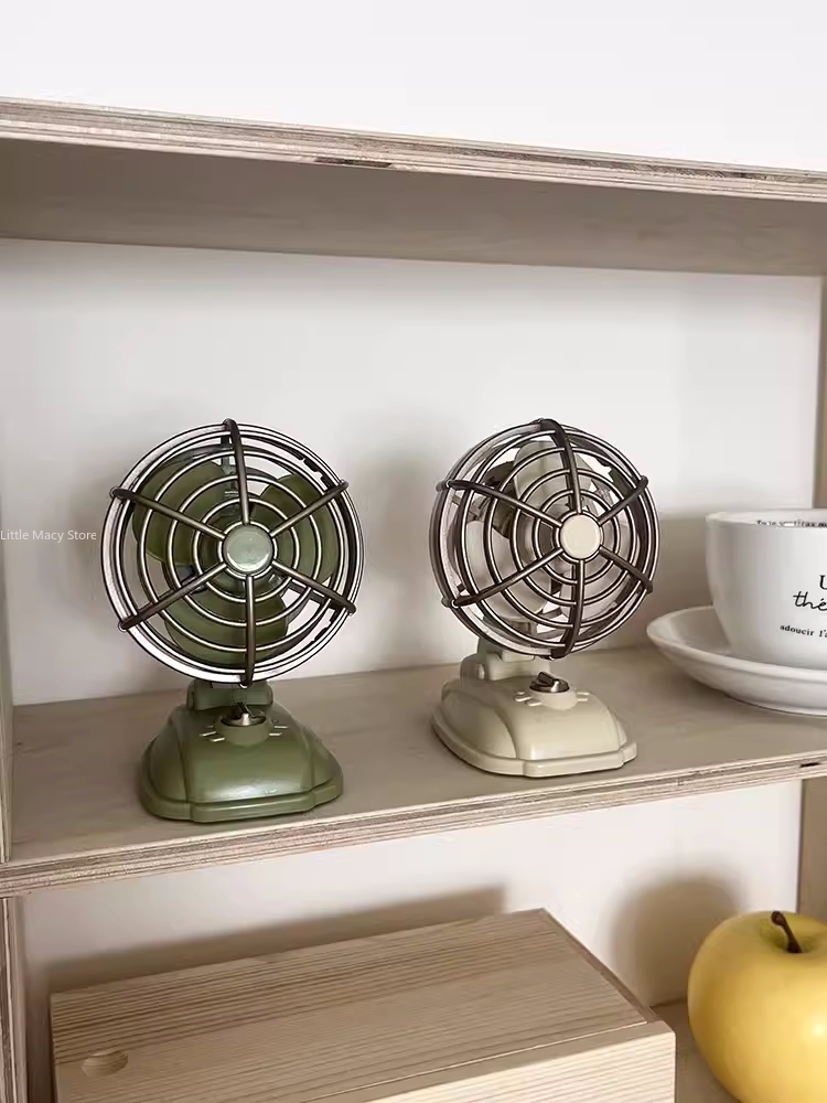 Retro Desktop Small Fan USB Ch - Office Furniture Suppliers บทวิจารณ์และราคา