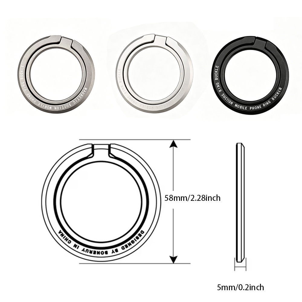 Magnetic Ring IPhone Holder Fo - Mobile Pedestal Cabinet บทวิจารณ์และราคา